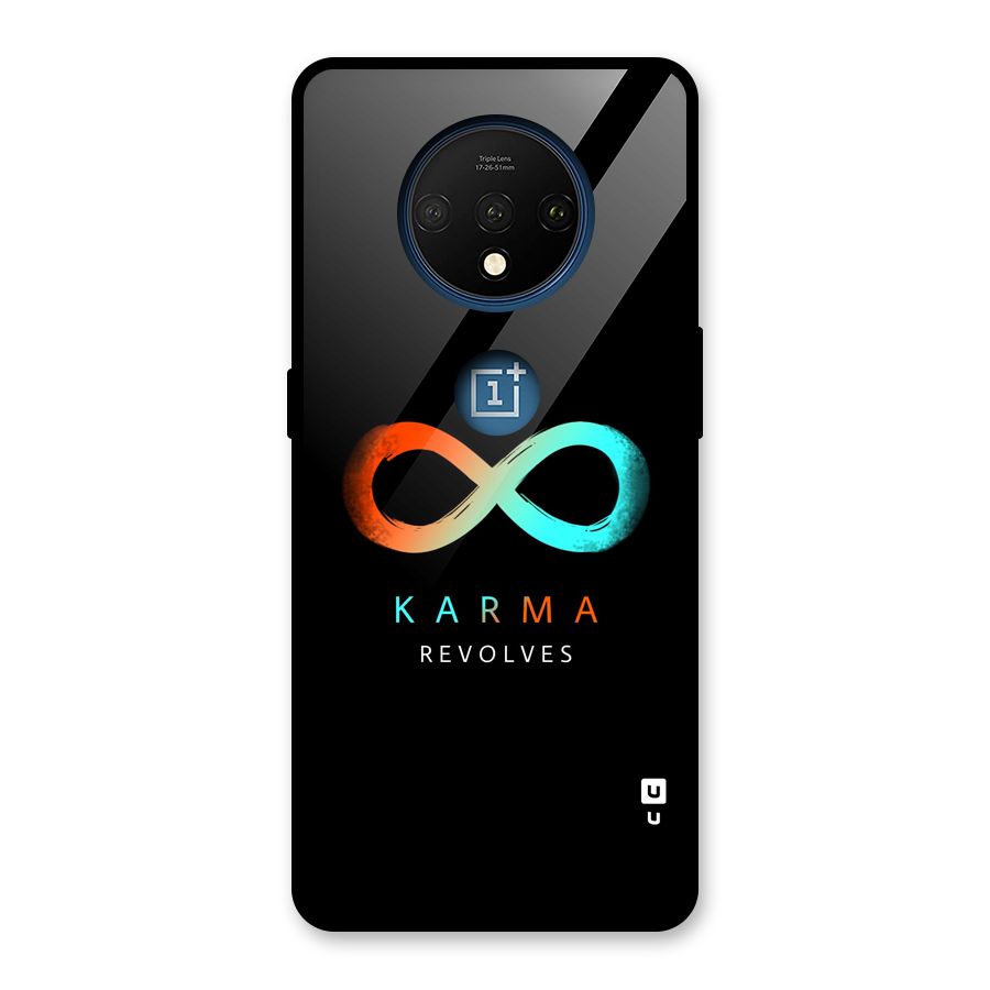 Karma Revolves Glass Back Case for OnePlus 7T