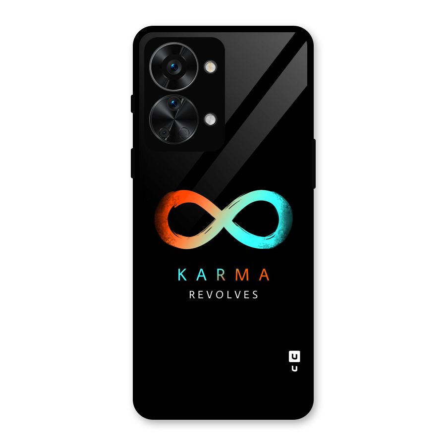 Karma Revolves Glass Back Case for OnePlus Nord 2T