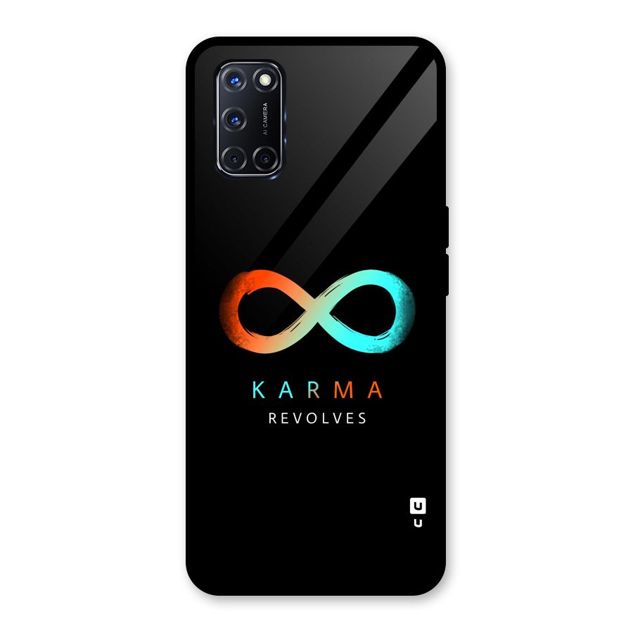 Karma Revolves Glass Back Case for Oppo A52