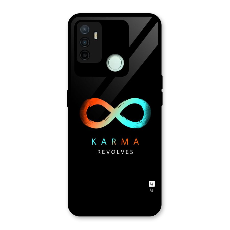 Karma Revolves Glass Back Case for Oppo A53