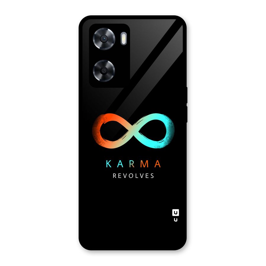 Karma Revolves Glass Back Case for Oppo A57 2022