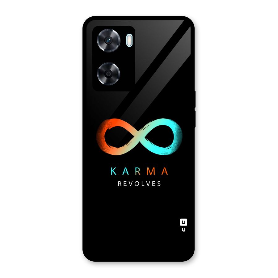 Karma Revolves Glass Back Case for Oppo A77s