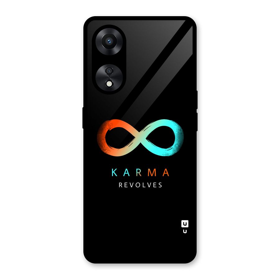 Karma Revolves Glass Back Case for Oppo A78