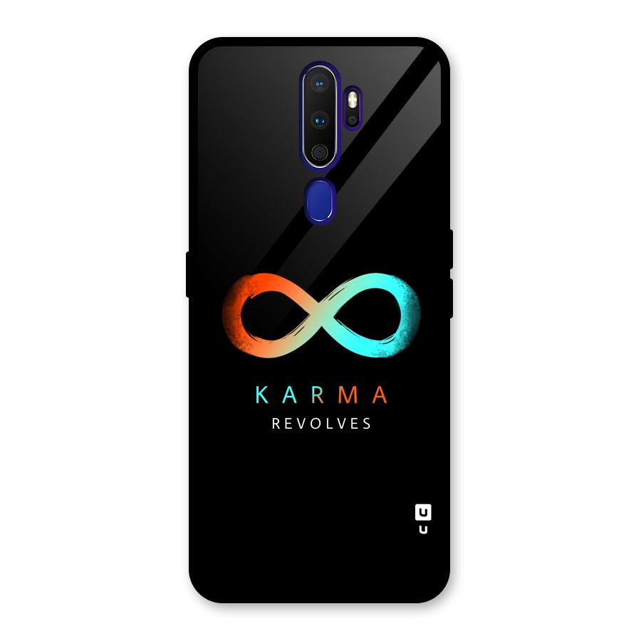 Karma Revolves Glass Back Case for Oppo A9 (2020)