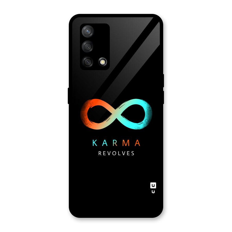 Karma Revolves Glass Back Case for Oppo F19s