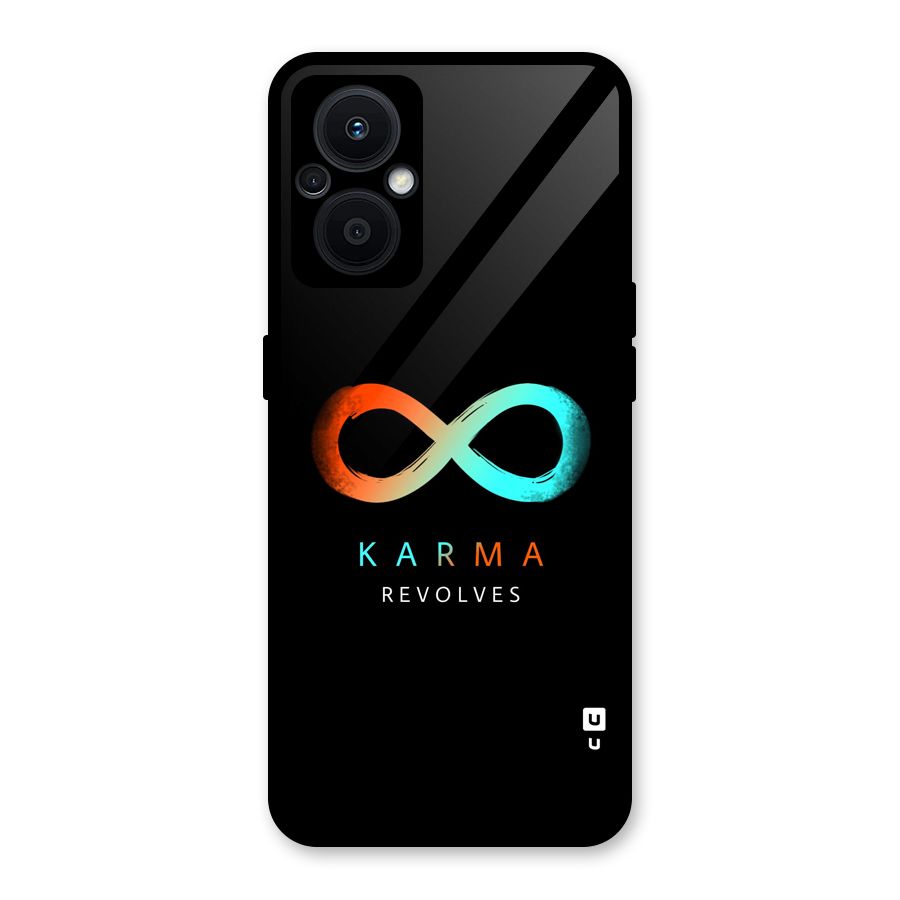 Karma Revolves Glass Back Case for Oppo F21s Pro 5G