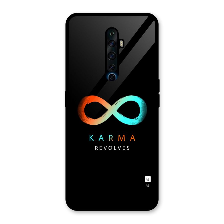 Karma Revolves Glass Back Case for Oppo Reno2 Z