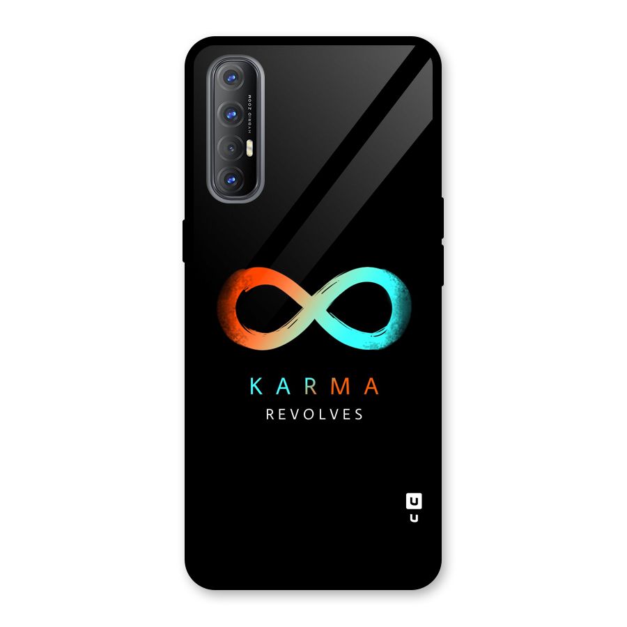 Karma Revolves Glass Back Case for Oppo Reno3 Pro