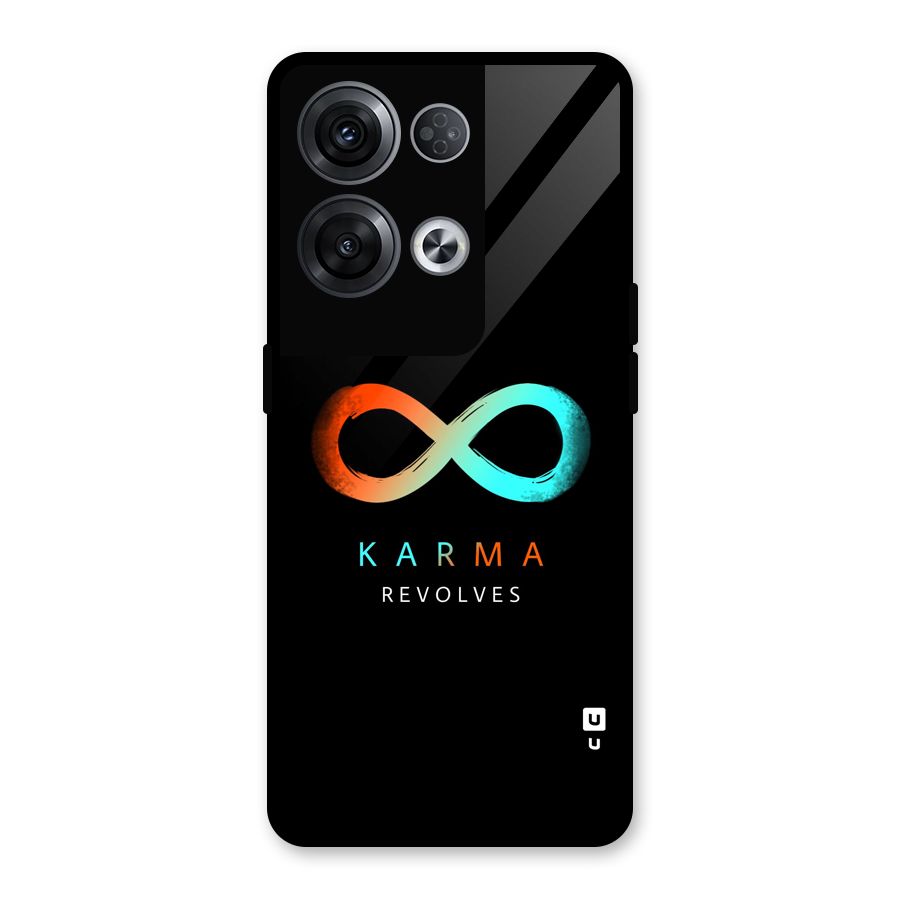 Karma Revolves Glass Back Case for Oppo Reno8 Pro 5G