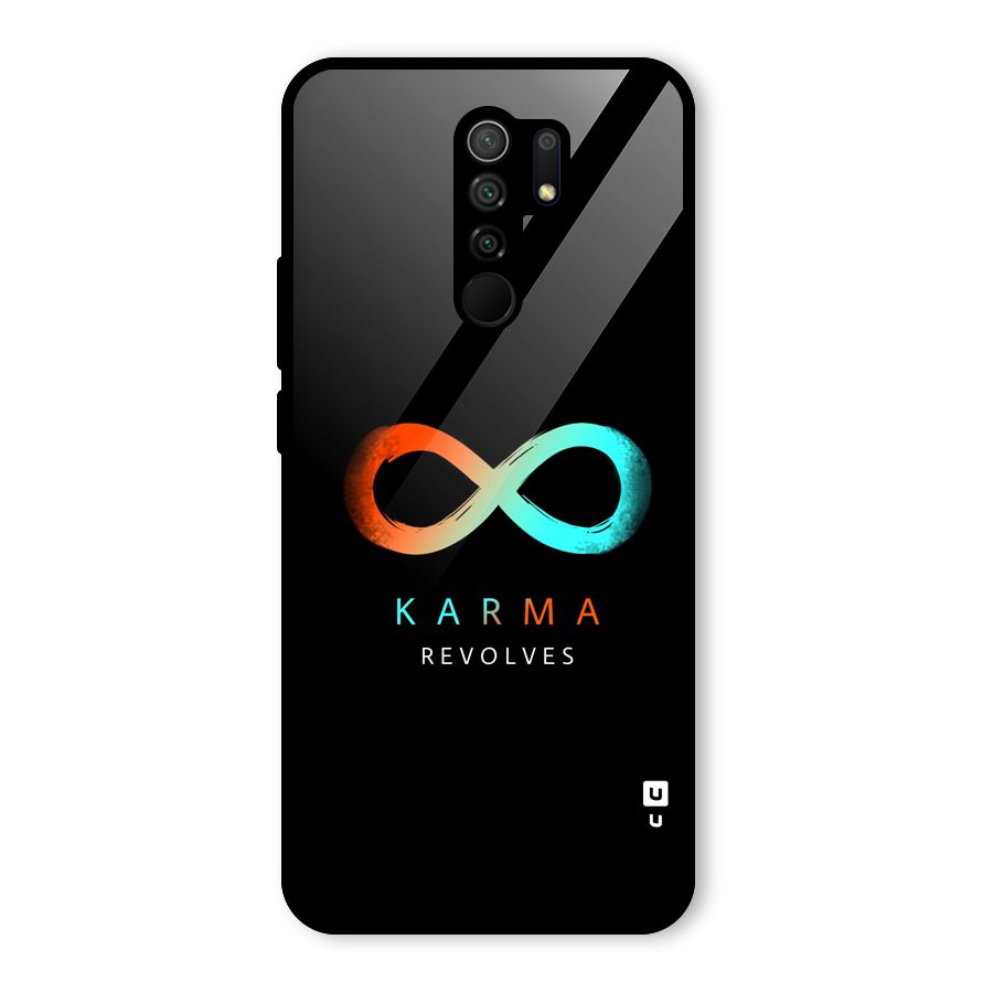 Karma Revolves Glass Back Case for Poco M2