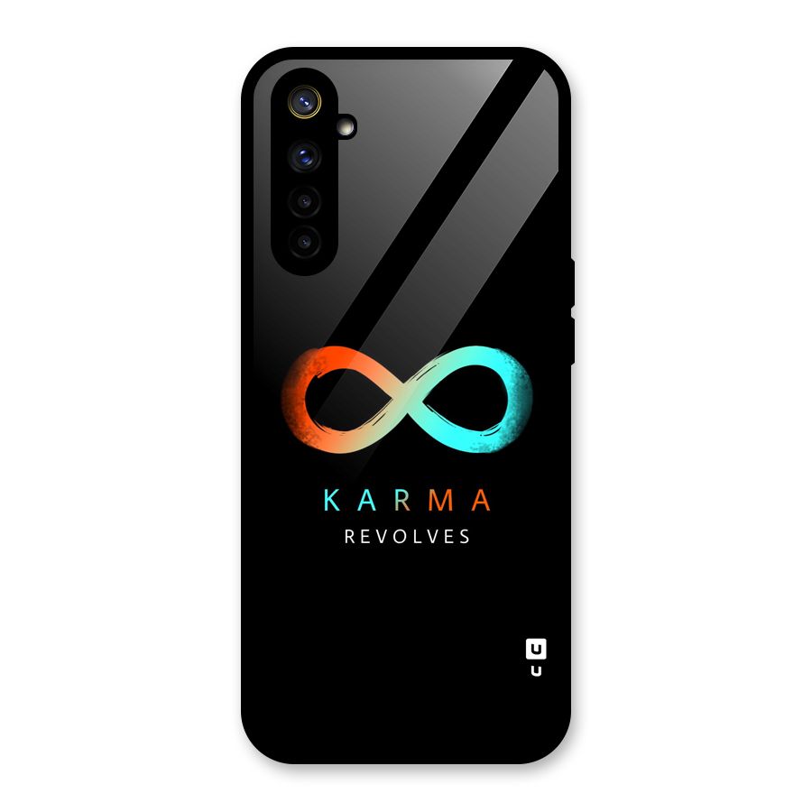 Karma Revolves Glass Back Case for Realme 6i