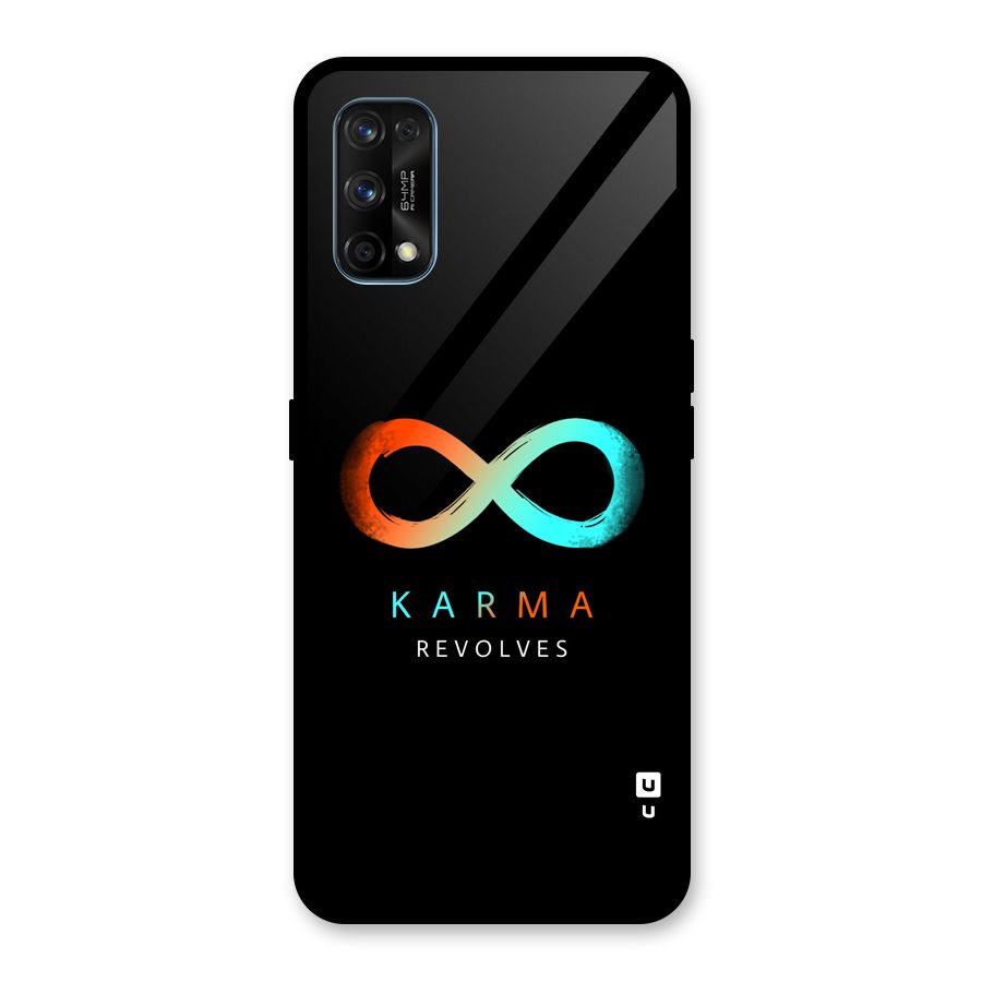 Karma Revolves Glass Back Case for Realme 7 Pro