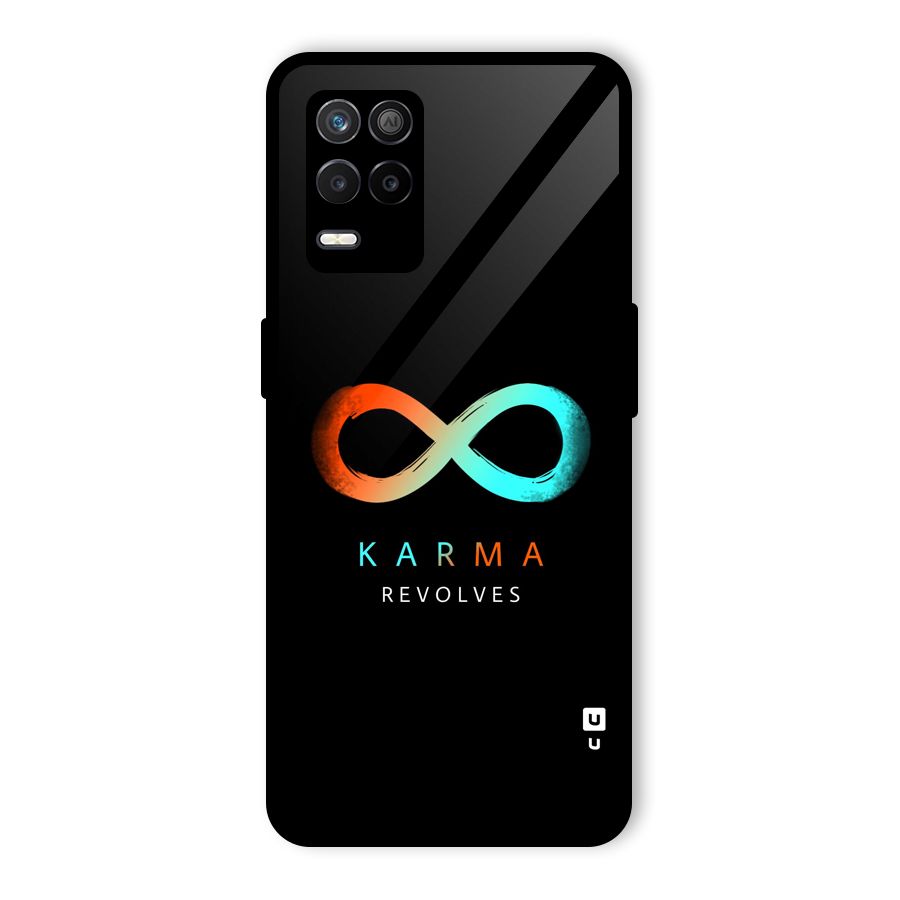 Karma Revolves Glass Back Case for Realme 8 5G