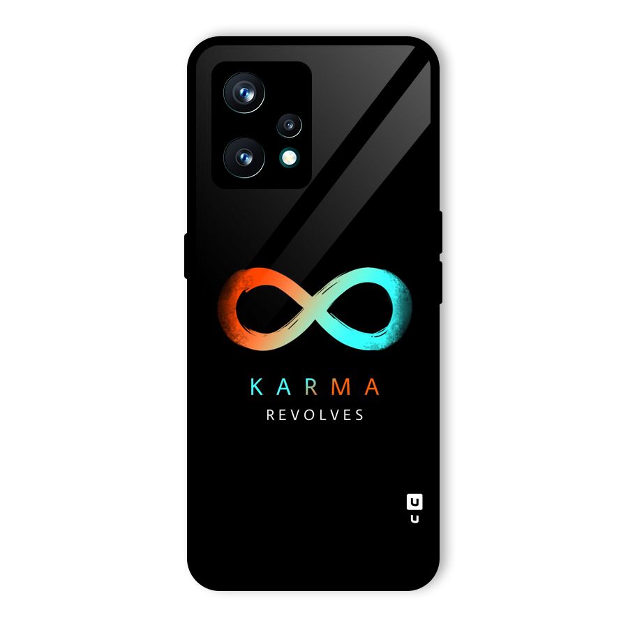 Karma Revolves Glass Back Case for Realme 9 Pro Plus 5G