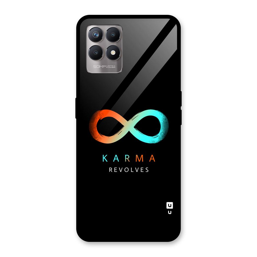 Karma Revolves Glass Back Case for Realme Narzo 50