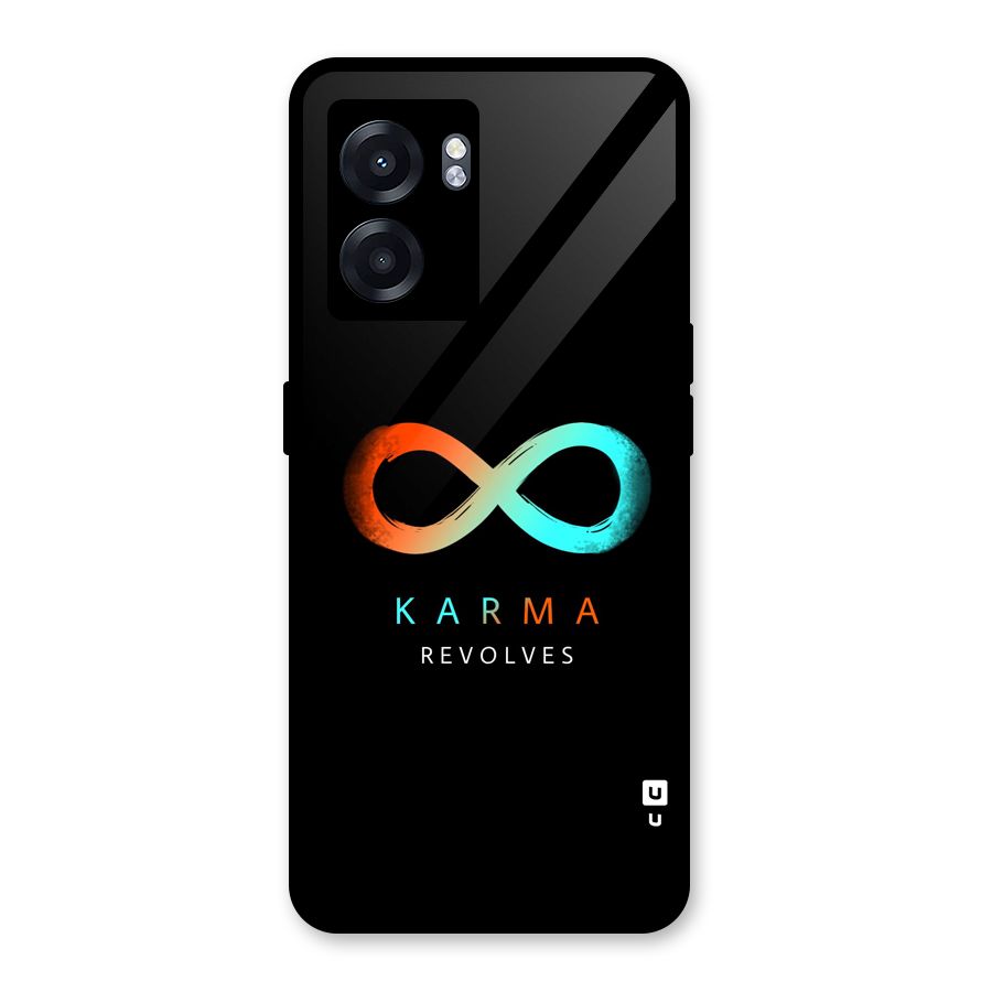 Karma Revolves Glass Back Case for Realme Narzo 50 5G