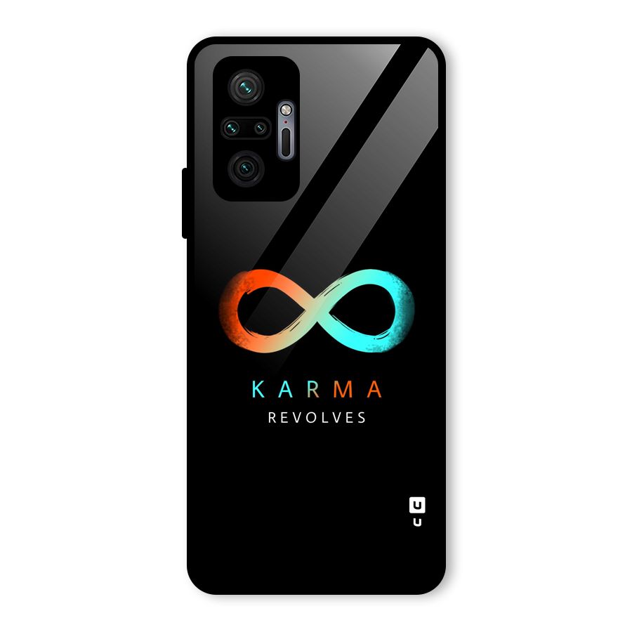 Karma Revolves Glass Back Case for Redmi Note 10 Pro Max
