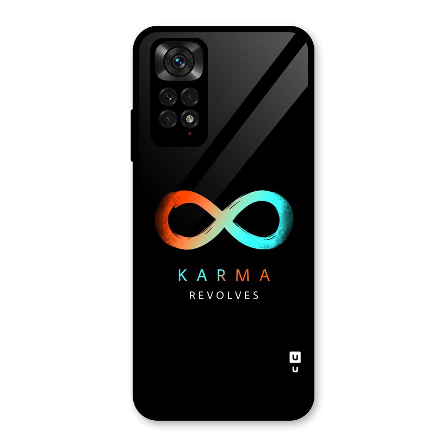 Karma Revolves Glass Back Case for Redmi Note 11