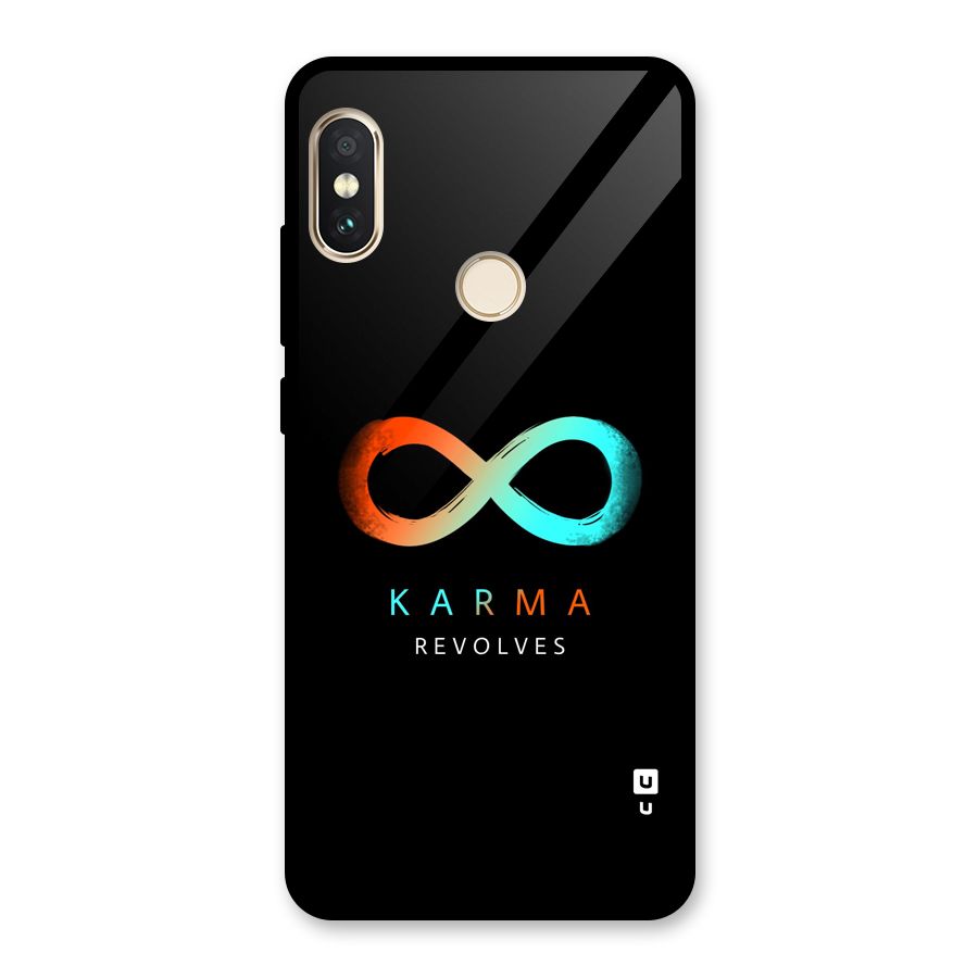 Karma Revolves Glass Back Case for Redmi Note 5 Pro