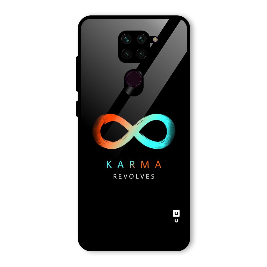 Karma Revolves Glass Back Case for Redmi Note 9