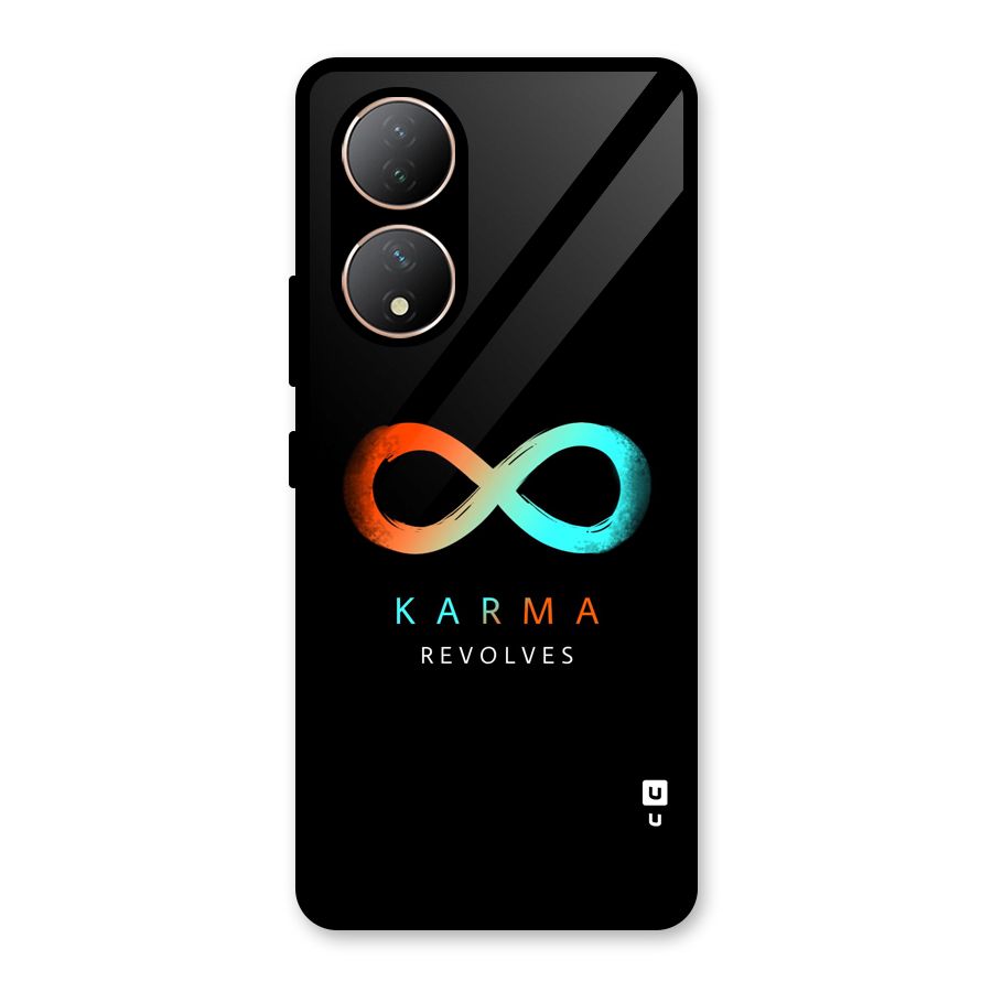 Karma Revolves Glass Back Case for Vivo T2