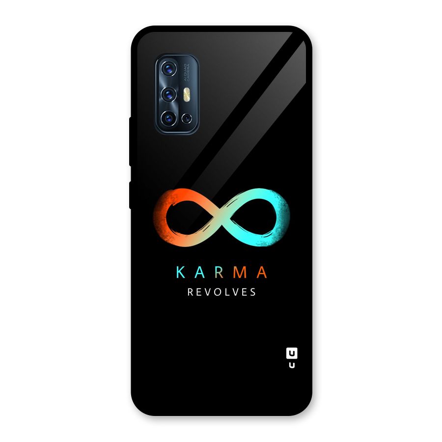 Karma Revolves Glass Back Case for Vivo V17