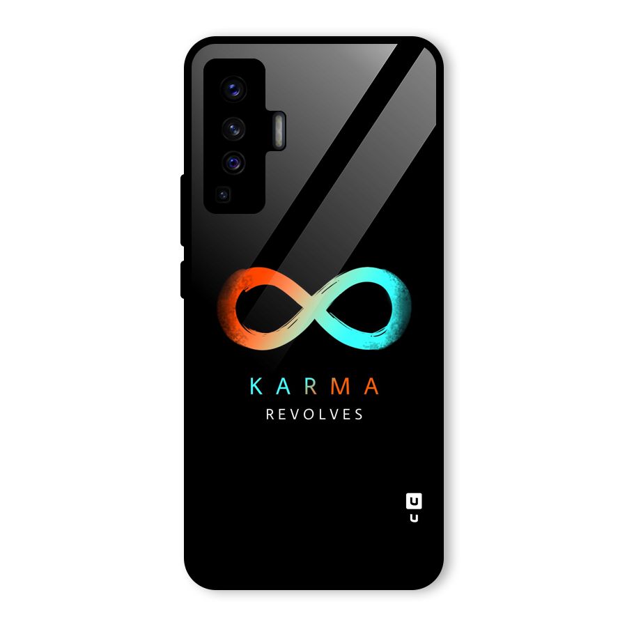Karma Revolves Glass Back Case for Vivo X50