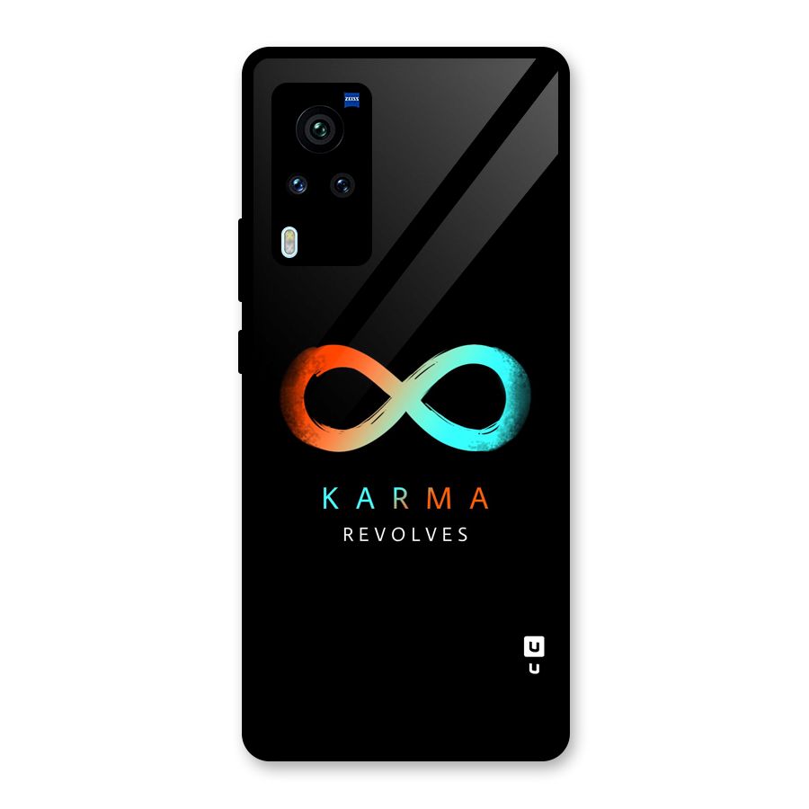 Karma Revolves Glass Back Case for Vivo X60 Pro