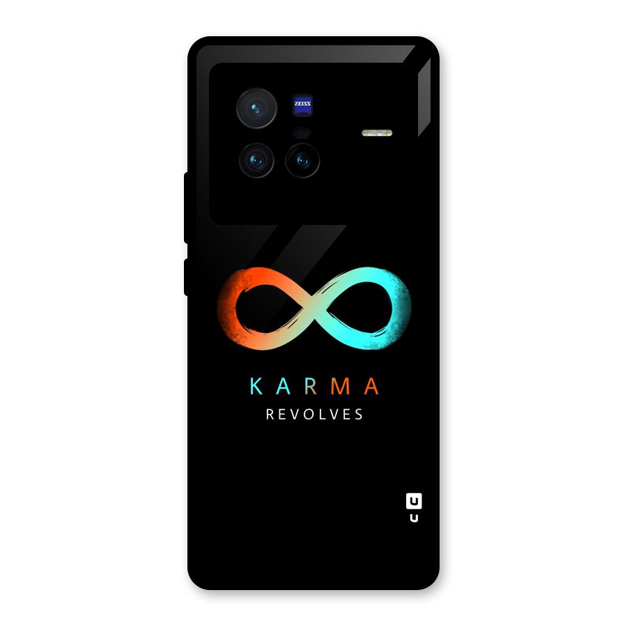 Karma Revolves Glass Back Case for Vivo X80
