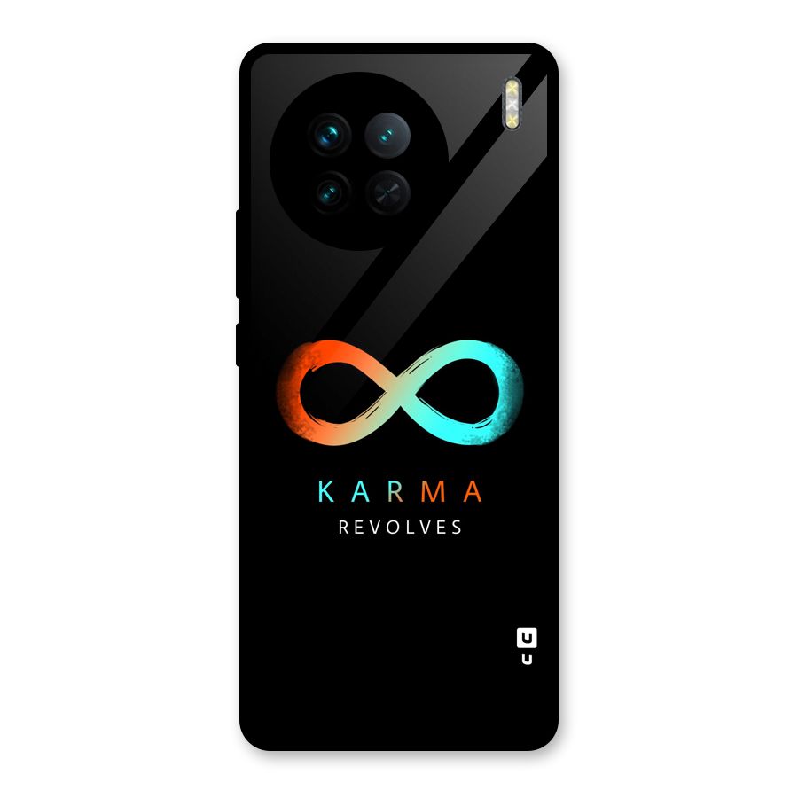 Karma Revolves Glass Back Case for Vivo X90