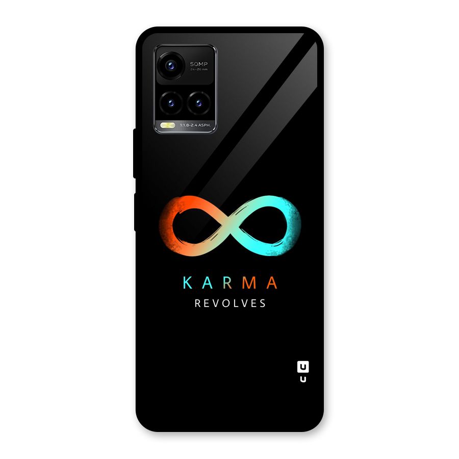 Karma Revolves Glass Back Case for Vivo Y21T