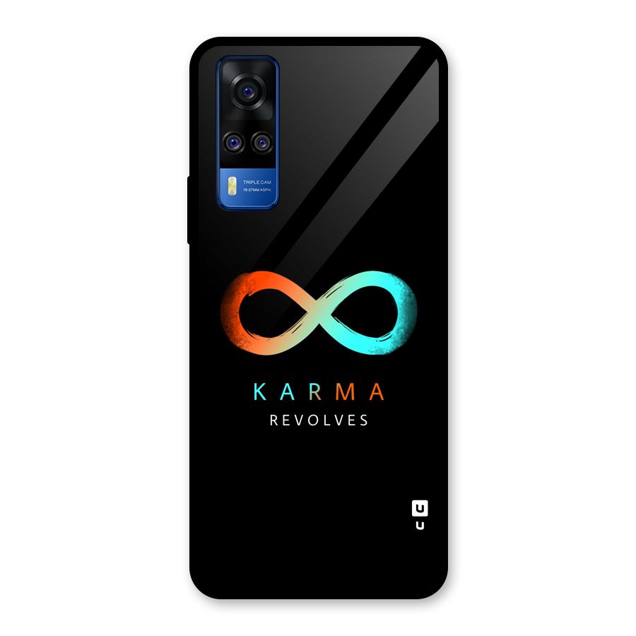 Karma Revolves Glass Back Case for Vivo Y31