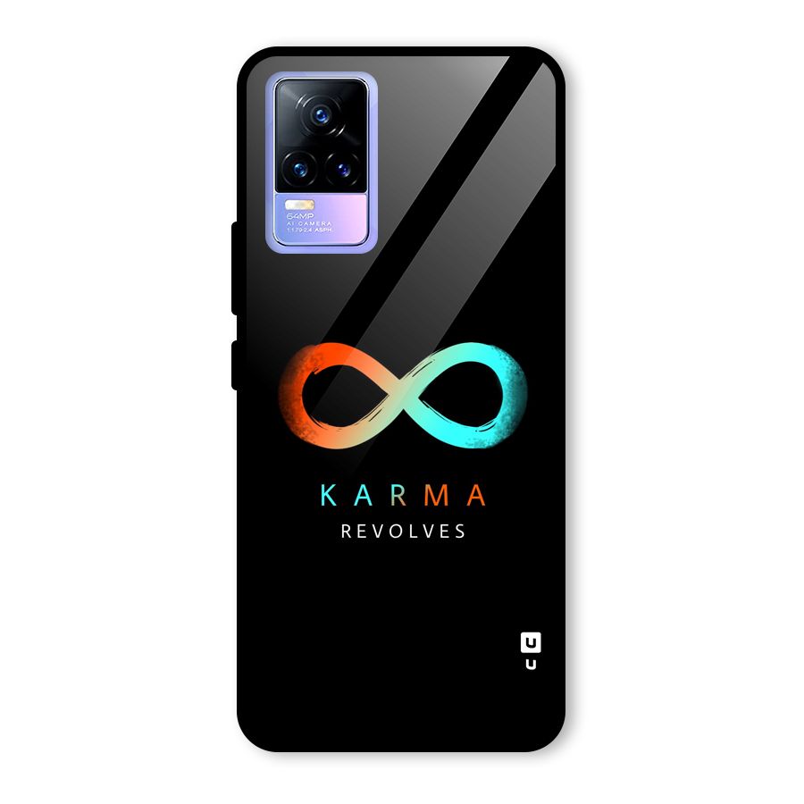 Karma Revolves Glass Back Case for Vivo Y73