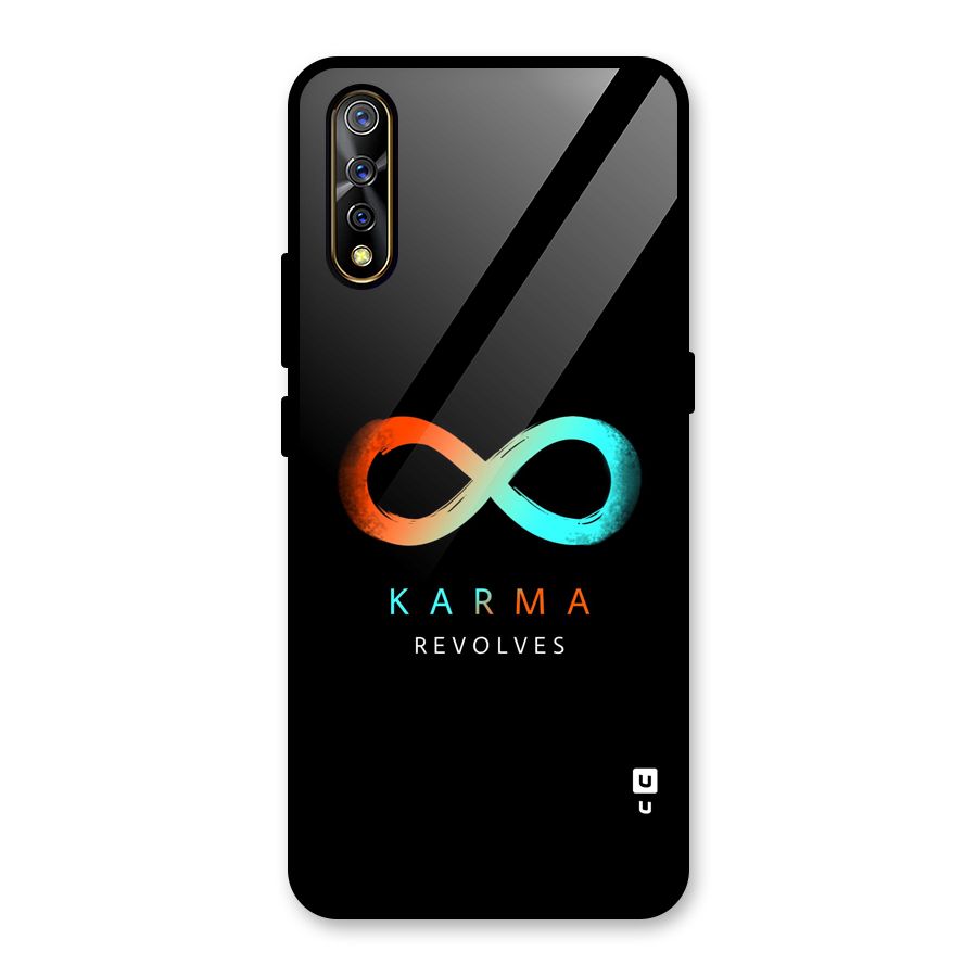 Karma Revolves Glass Back Case for Vivo Z1x