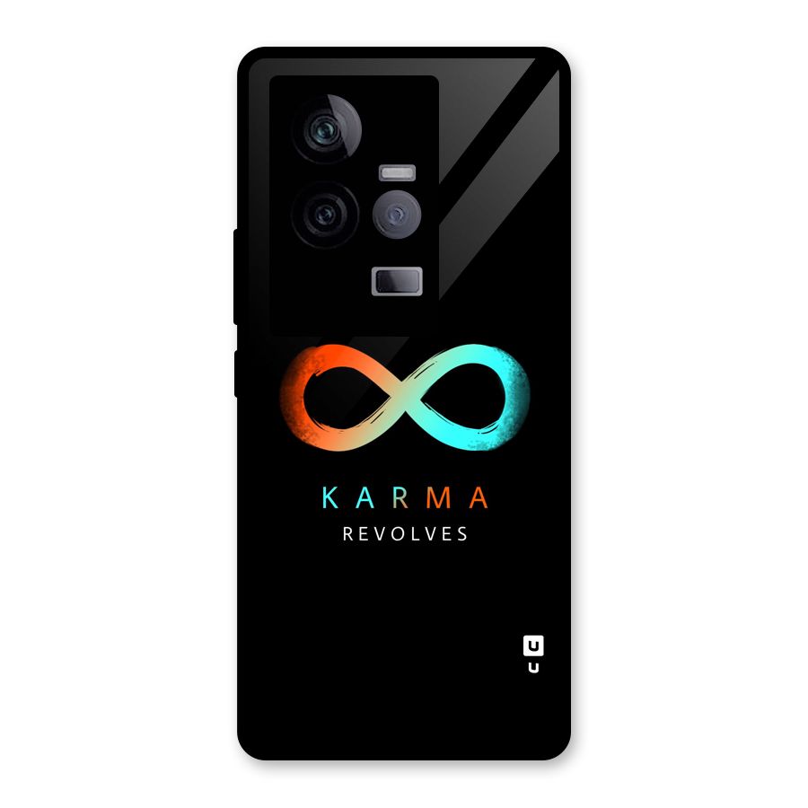 Karma Revolves Glass Back Case for Vivo iQOO 11 5G