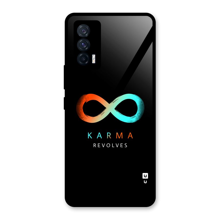 Karma Revolves Glass Back Case for Vivo iQOO 7 5G