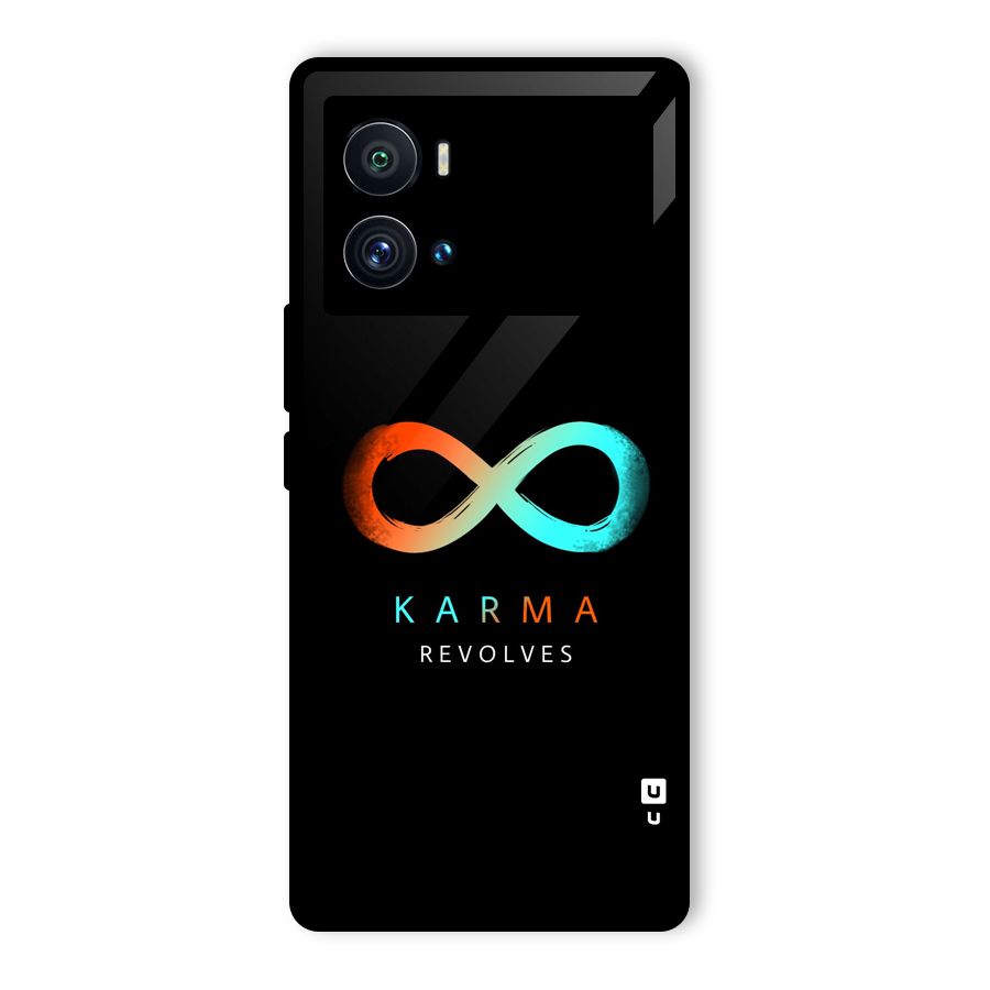 Karma Revolves Glass Back Case for Vivo iQOO 9 Pro