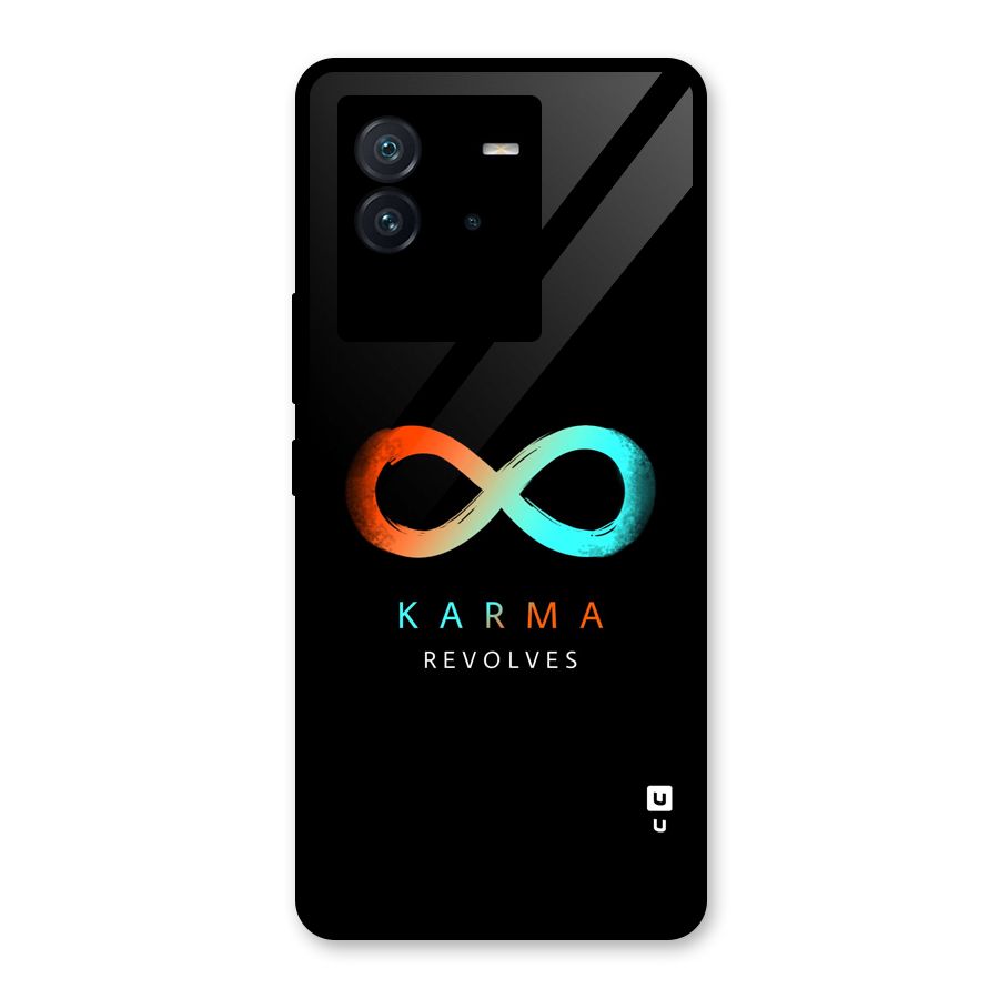 Karma Revolves Glass Back Case for Vivo iQOO Neo 6 5G