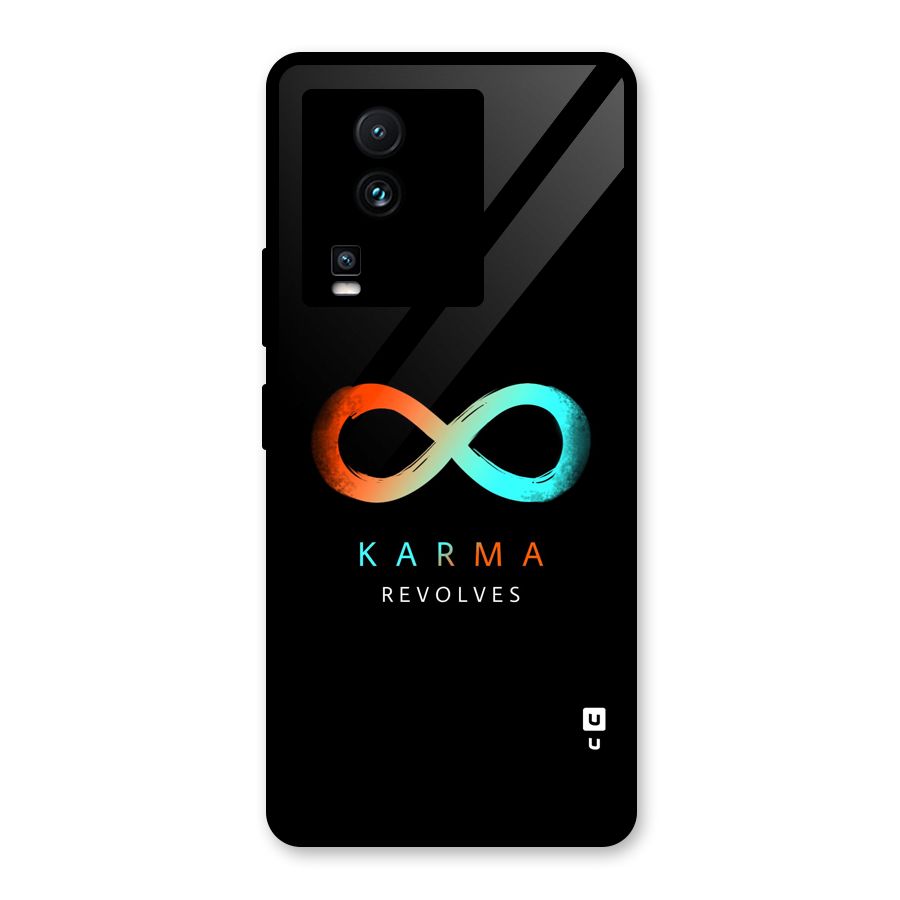 Karma Revolves Glass Back Case for Vivo iQOO Neo 7