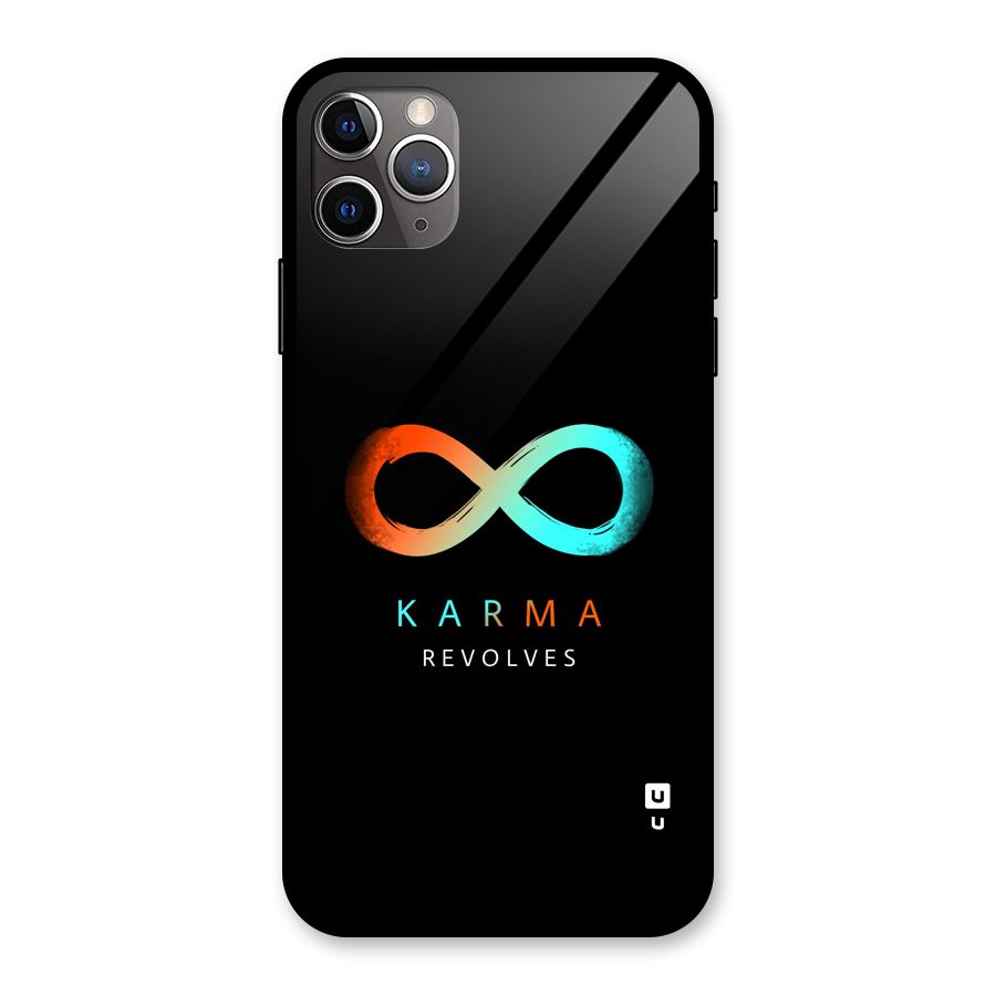 Karma Revolves Glass Back Case for iPhone 11 Pro Max