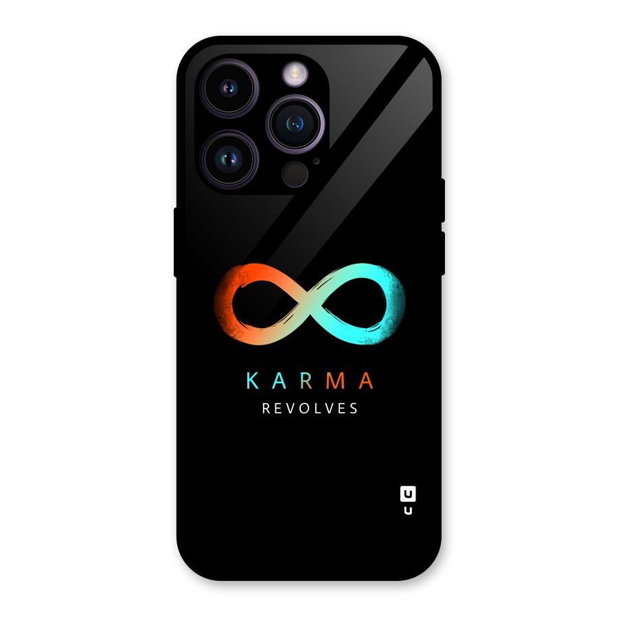 Karma Revolves Glass Back Case for iPhone 14 Pro