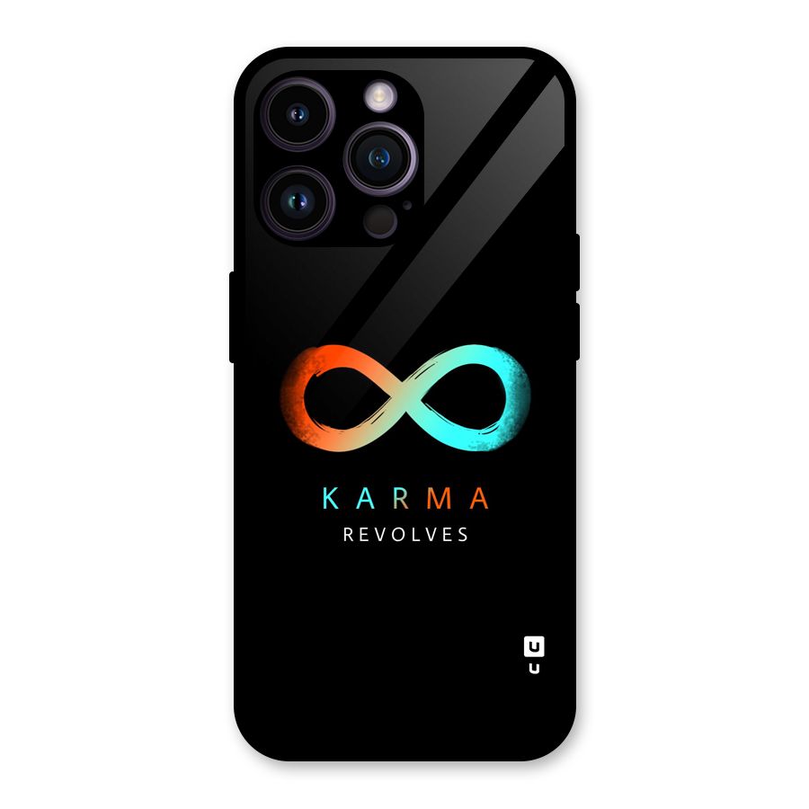 Karma Revolves Glass Back Case for iPhone 14 Pro Max