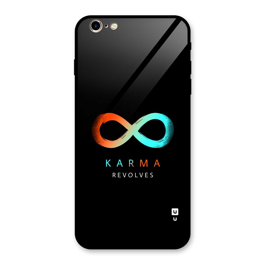 Karma Revolves Glass Back Case for iPhone 6 Plus 6S Plus