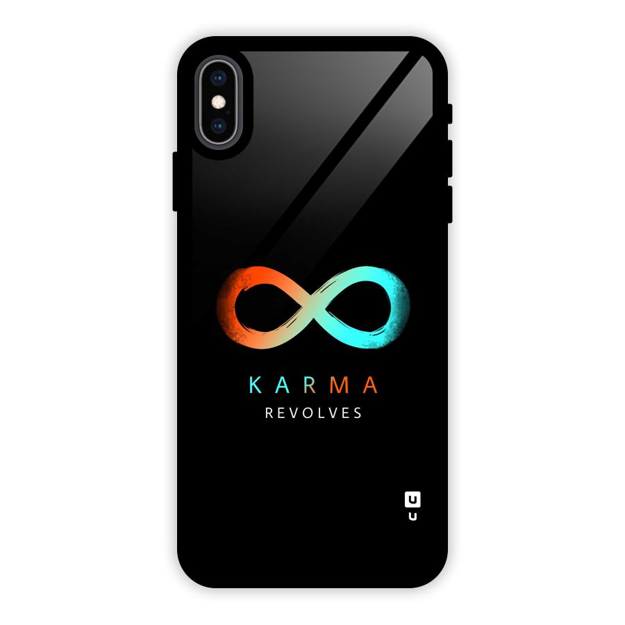 Karma Revolves Glass Back Case for iPhone XS Max