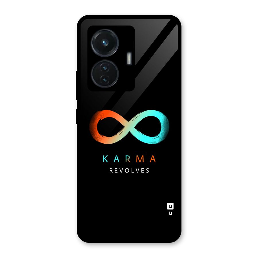 Karma Revolves Glass Back Case for iQOO Z6 44W