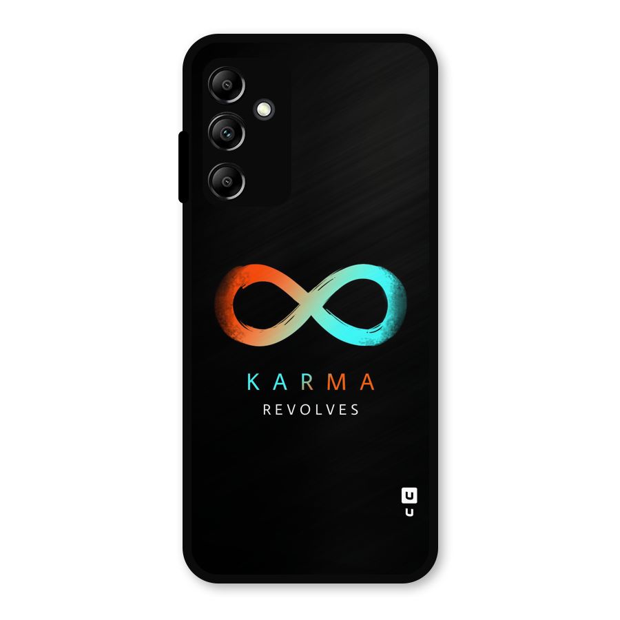 Karma Revolves Metal Back Case for Galaxy A14 5G