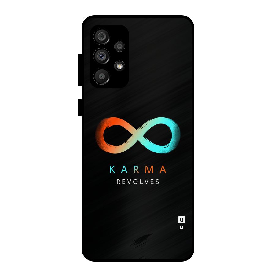 Karma Revolves Metal Back Case for Galaxy A73 5G