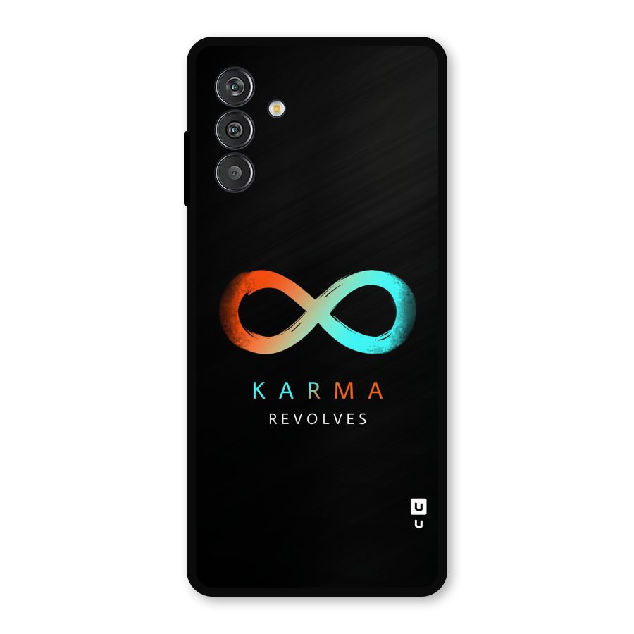 Karma Revolves Metal Back Case for Galaxy F13
