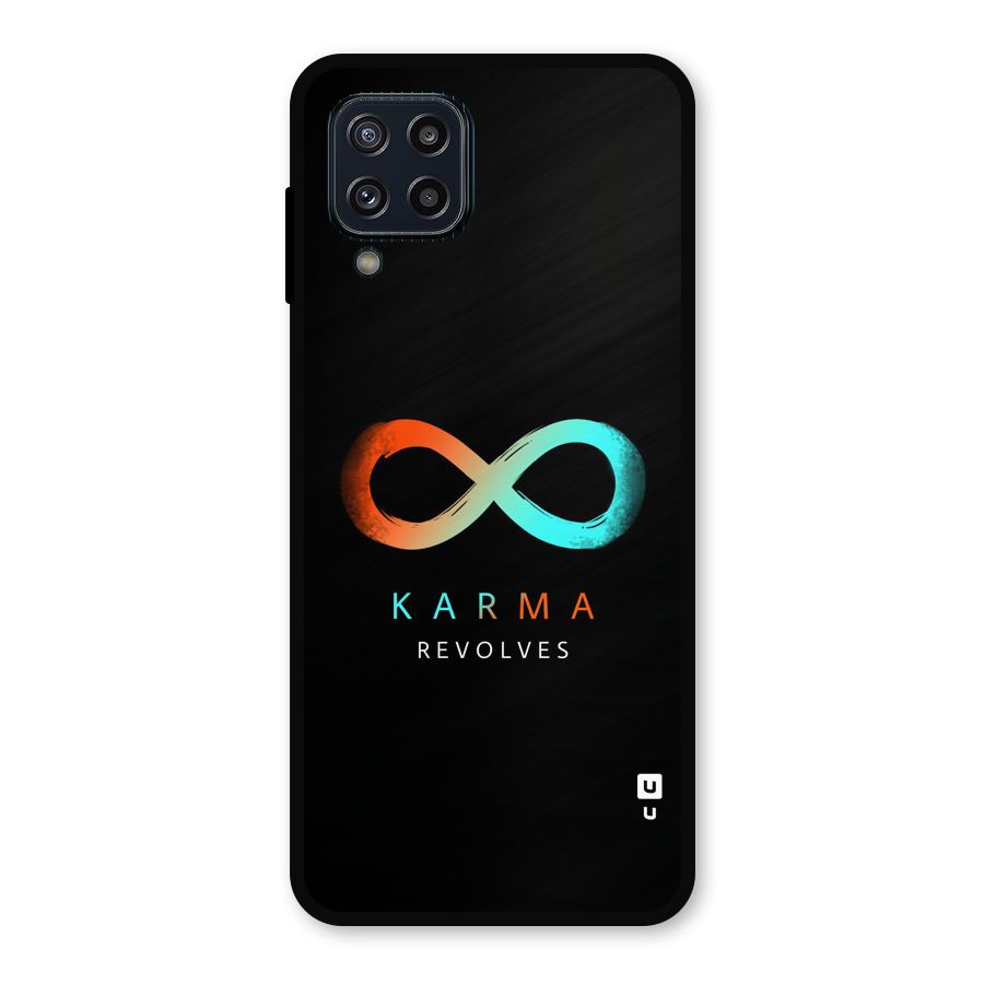 Karma Revolves Metal Back Case for Galaxy M32