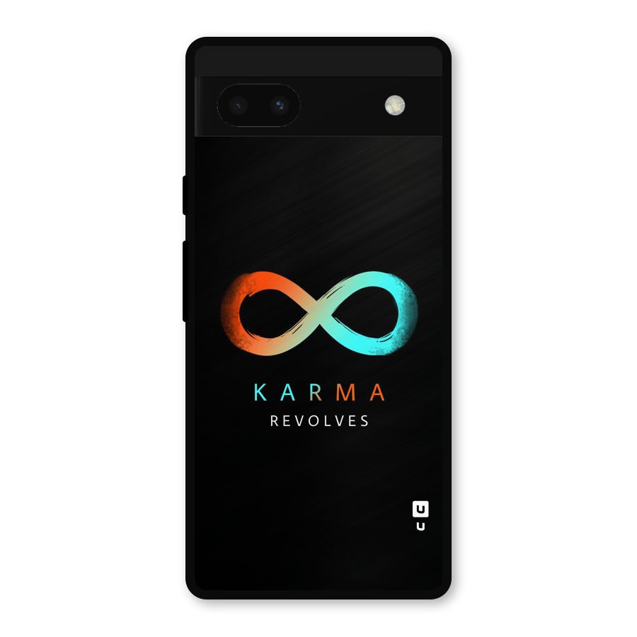 Karma Revolves Metal Back Case for Google Pixel 6a
